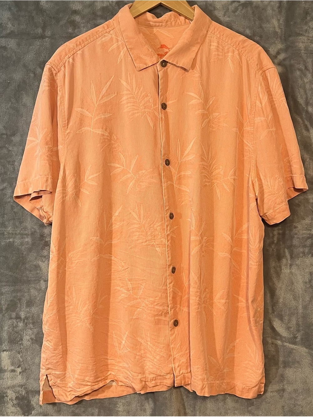 Tommy Bahama Peach Short-Sleeve Button-Down Shirt